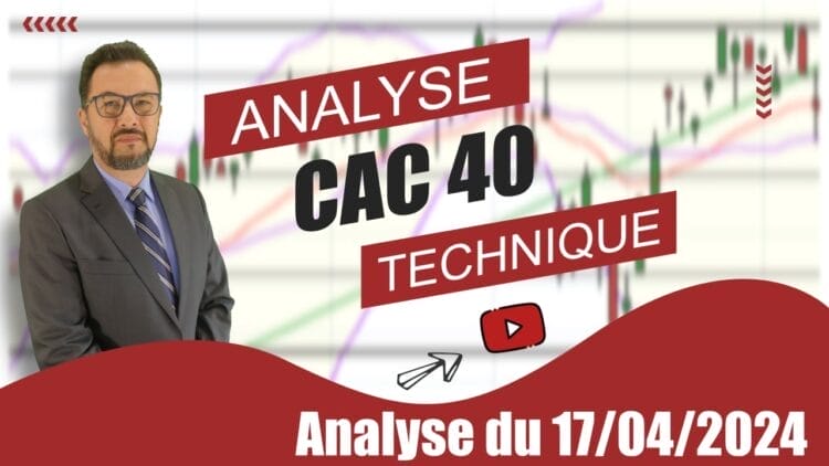 CAC 40 – Analyse Technique en Video du 17-04-2024